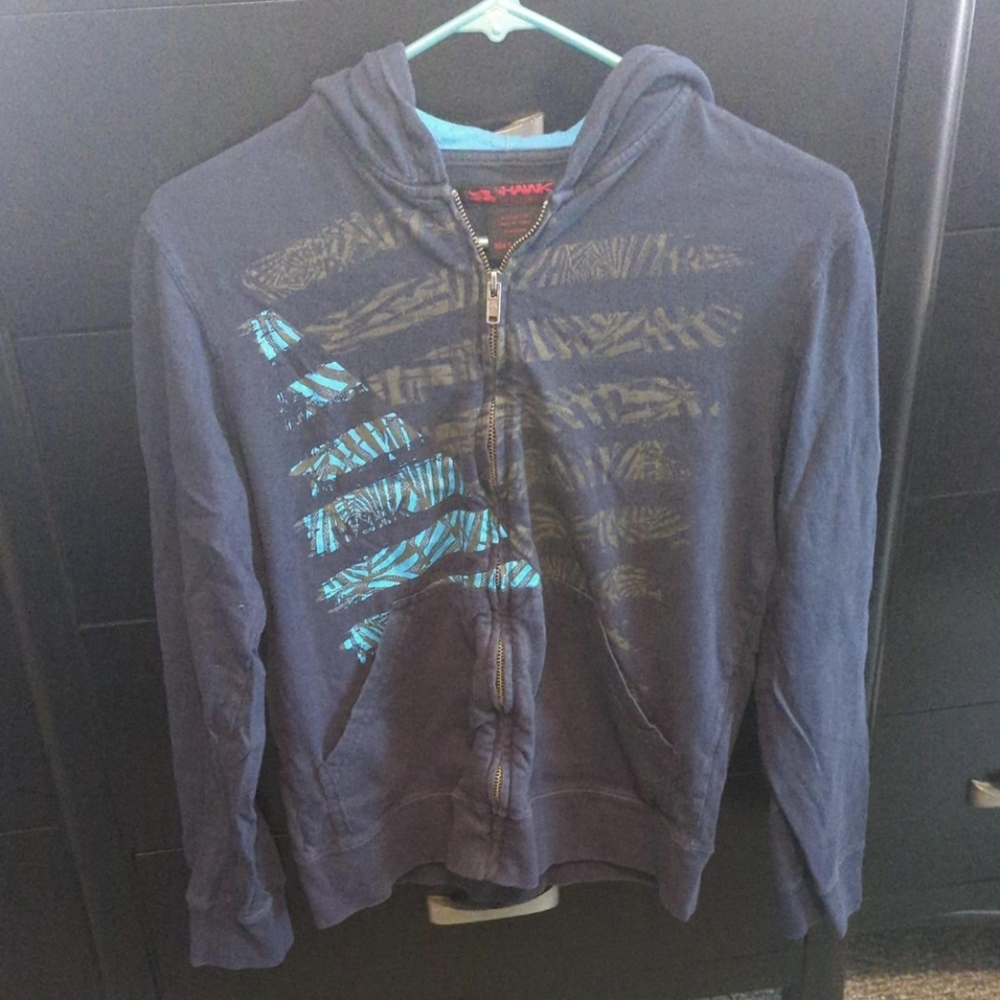 Tony Hawk brand boys L 14-16 zip up fits women's S or XS great condition y2k